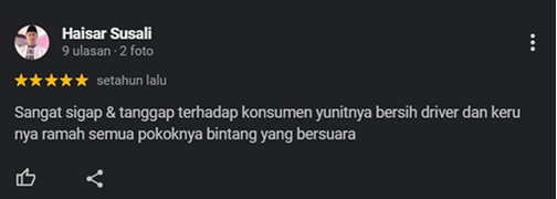 Review pelanggan sewa ambulance Semarang 4